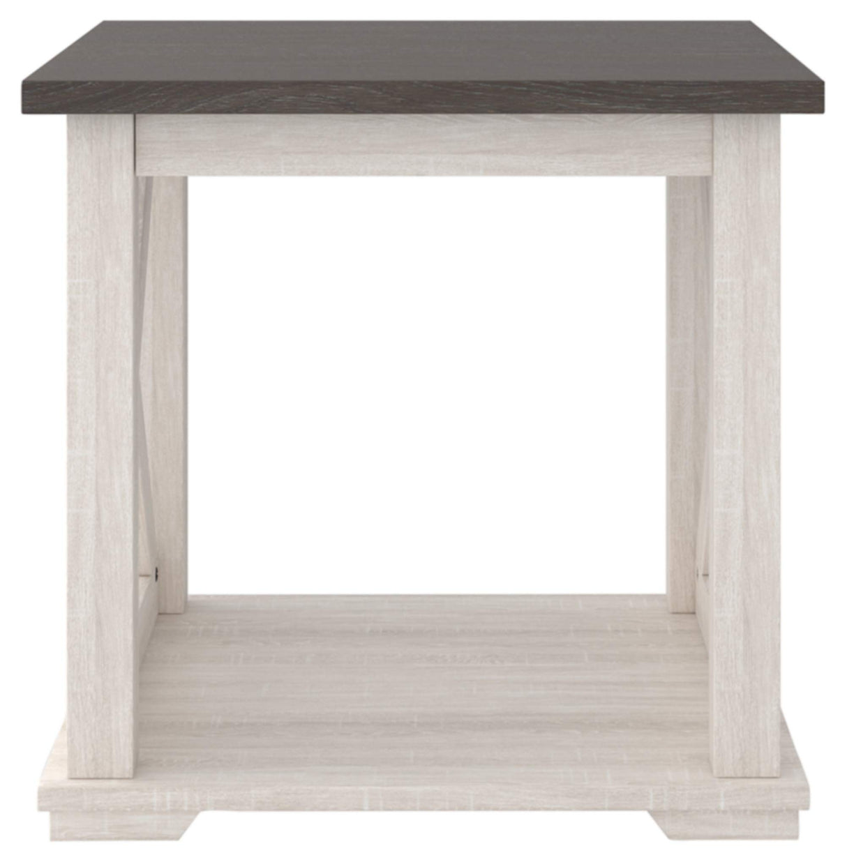 Dorrinson Square Modern Farmhouse End Table, 23"D x 23"W x 22"H