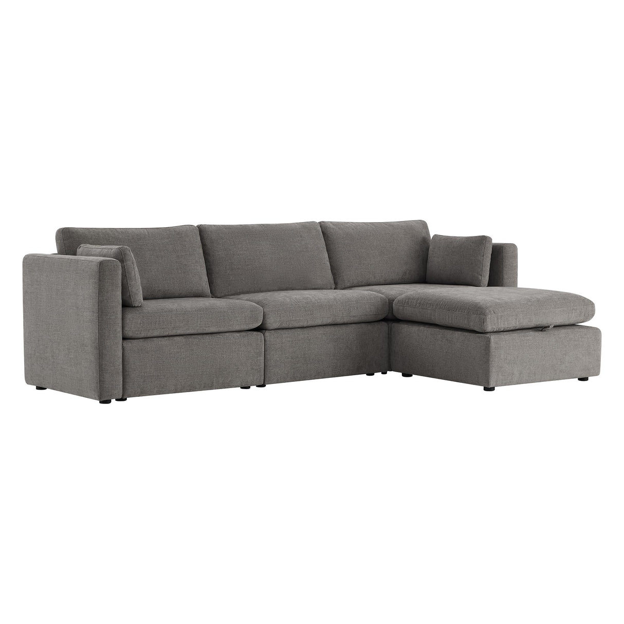 Oversized Modular Sectional Fabric Sofa set, FSC Certified Extra Large L Shaped Couchl