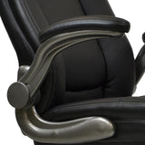 Mobili Medium Back Office Flip-up Arms Executive Chair, Black