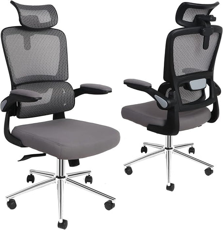 Ergonomic Office Computer Desk Chair Home Swivel Mesh Task with Adjustable Headrest