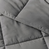 Home Collection Premium Luxury Down Fiber Comforter, Full/Queen, Gray (Model