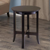 Toby 21.97-inch x 18.03-inch x 18.03-inch Composite Wood End Table, Espresso