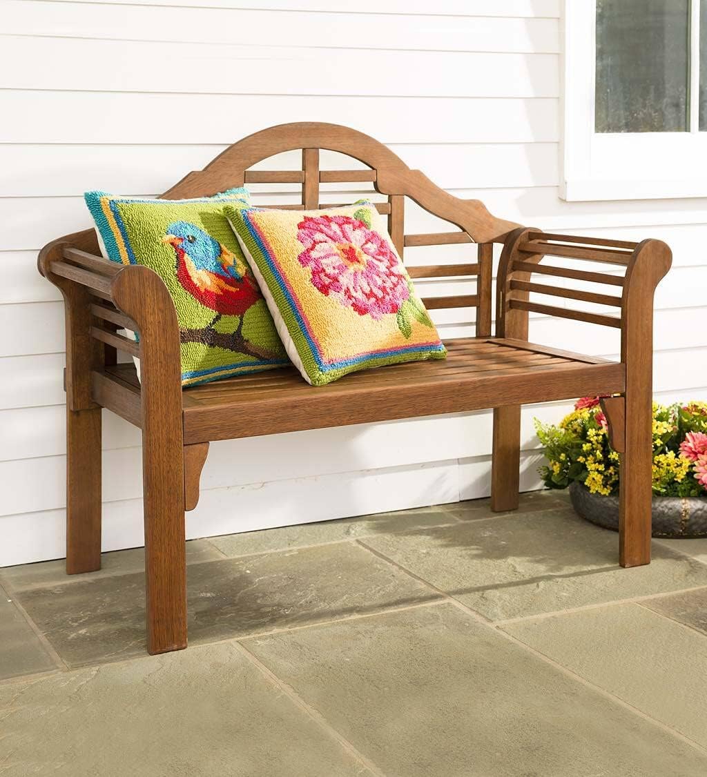 Weatherproof Lutyens Outdoor Bench | Holds Up to 400 lbs