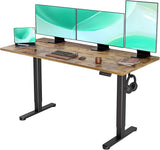 Electric Standing Desk, Adjustable Height Stand up Desk, 63x24 Inches Sit Stand Home