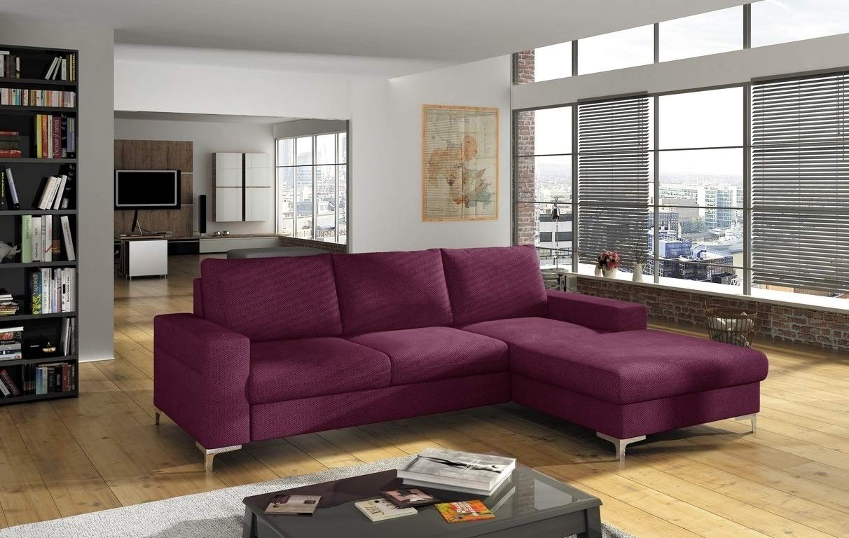 Lens Sleeper Sectional, Right Corner (Cherry)