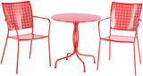 Martini Round Bistro Set, Cherry Pie Finish, 27.5-Inch