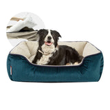 Removable Washable Dog Bed for Medium Dog Easy Clean - Rectangle Pet Bed