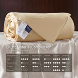 SilKicah Silk Comforter King Size, 100% Natural Silk Filled Duvet Breathable Lightweight Pure Silk Quilt for Summer Season(102"×90")