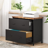 2-Drawer File Cabinet, Wood Lateral Filing Cabinet, Home Office File Cabinet