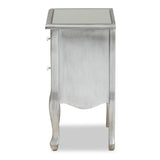 Nightstands, Silver/Mirror