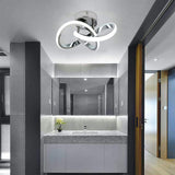 Hallway Light Acrylic Modern LED Ceiling Light Fixtures Cool White 6000K Close to Ceiling Lights for Bedroom