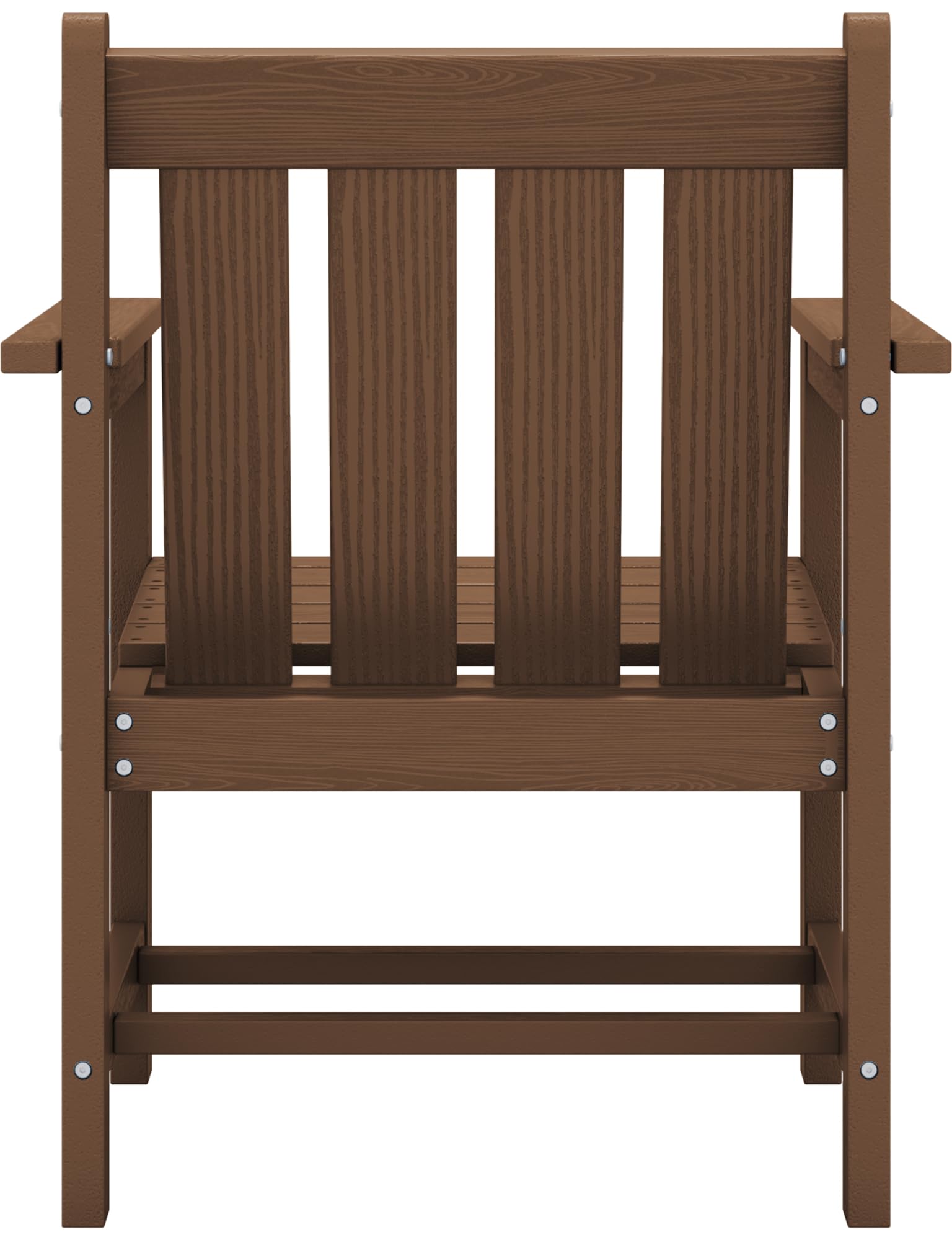 3 Pieces Patio Bistro Set, All Weather Adirondack Chair Set with Side Table