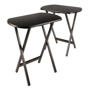 Cade Snack Table, Coffee, 15.75D x 23.62W x 25.43H in