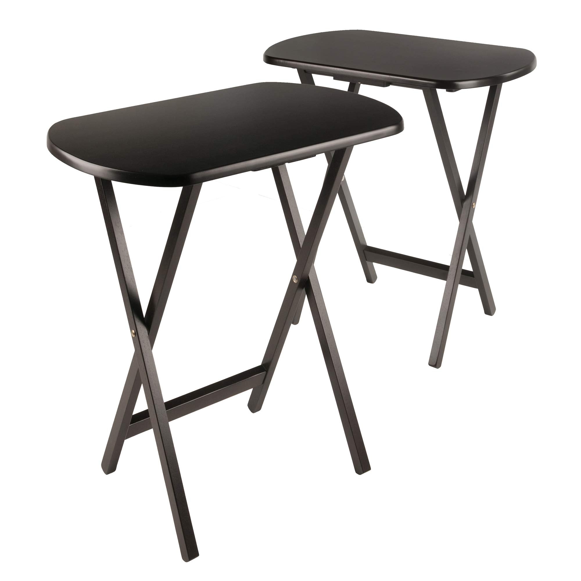 Cade Snack Table, Coffee, 15.75D x 23.62W x 25.43H in