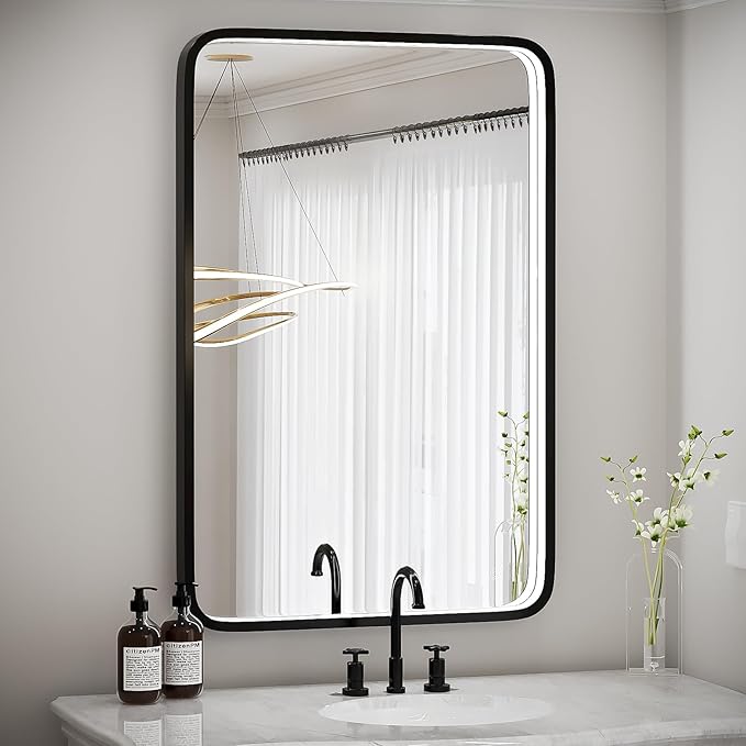 LED Bathroom Vanity Mirror with lights,Wall Mounted Lighted Mirrors