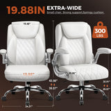 Ergonomic Office Chair with Flip-Up Arms & Lumbar Support