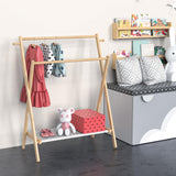 Kids Clothing Rack, Small Clothes Rack for Toddler Pets, Kids Dress Up Rack