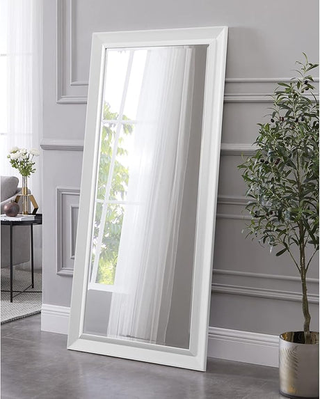 Framed Bevel Leaner Full Length Huge Floor Mirror XL Mirror Large Rectangle Standing