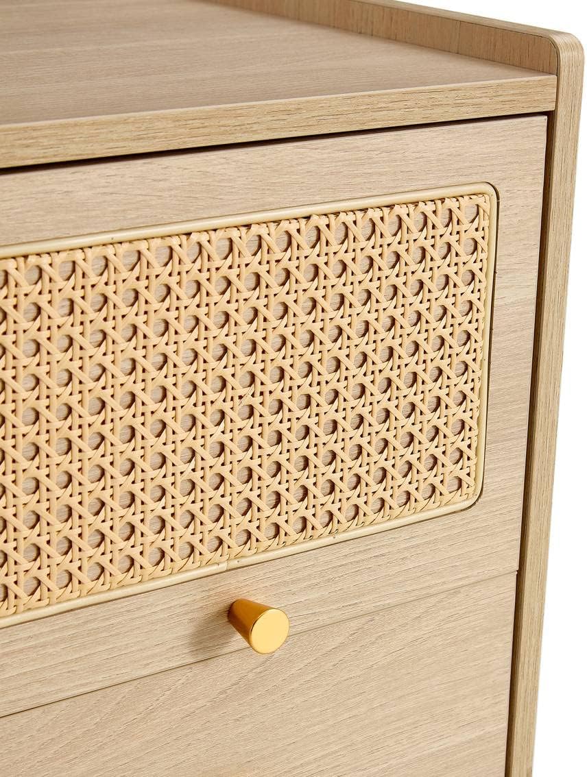 Modern Storage Cabinet Bedside Cabinet Nightstand Bedside Table 2 Drawers