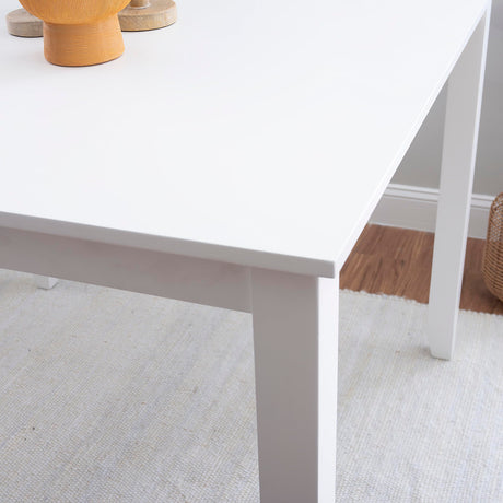 White Conolly Square Counter Height Dining Table