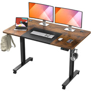 55x28 Inches Electric Height Adjustable Standing Desk, Sit Stand Desk with Memory Controller