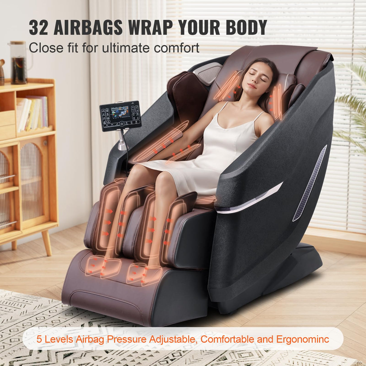 Zero Gravity Massage Chair, Full Body Massage Chair, 4D Shiatsu Massage