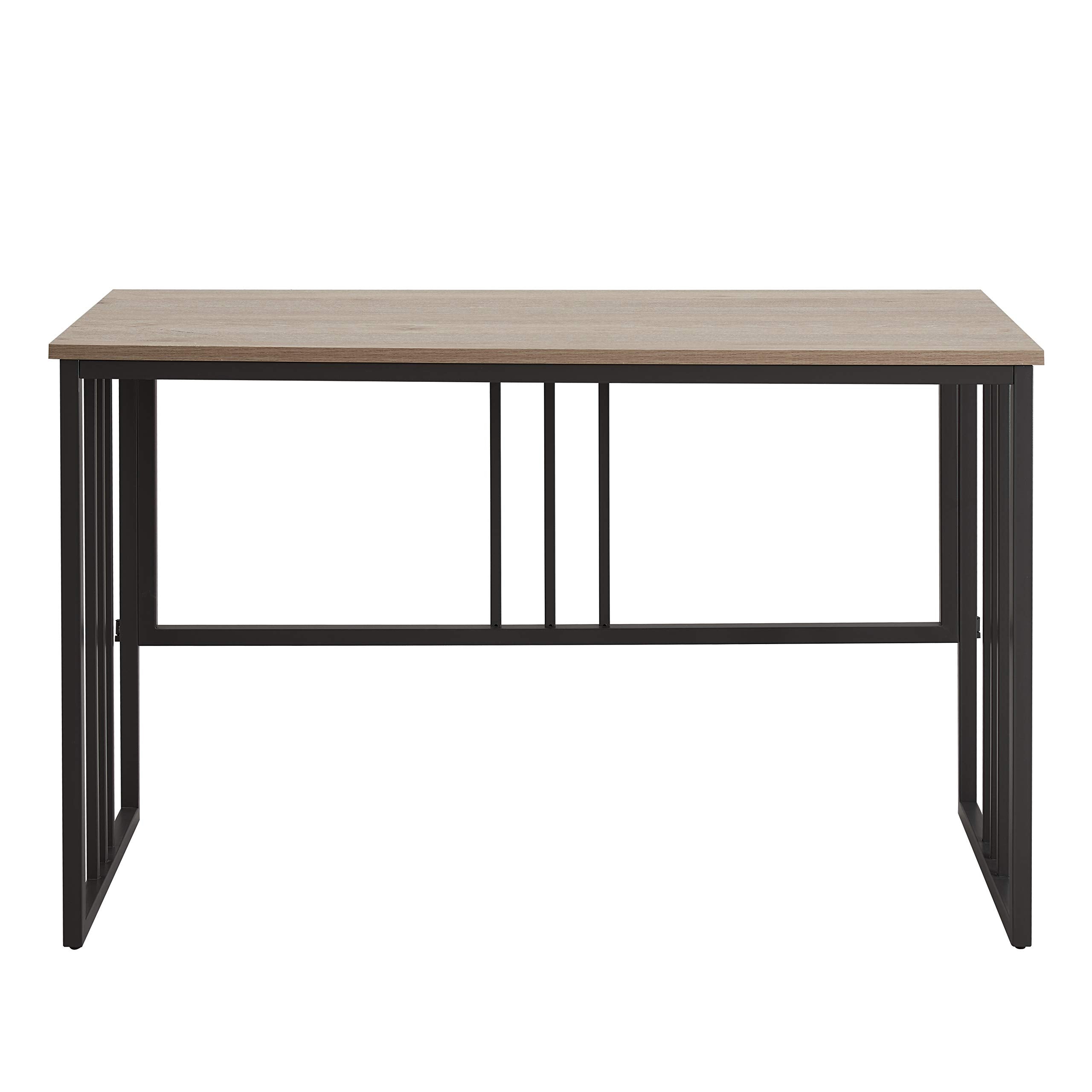 Collapsible Slatted Mission Writing Computer Desk, Space Saving for Bedroom