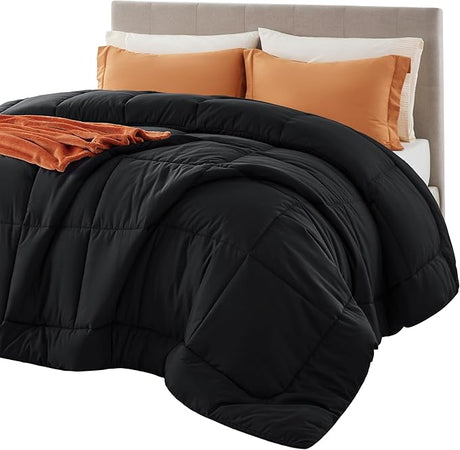 Comforter Duvet Insert - Quilted Comforters Queen Size, All Season Duvet