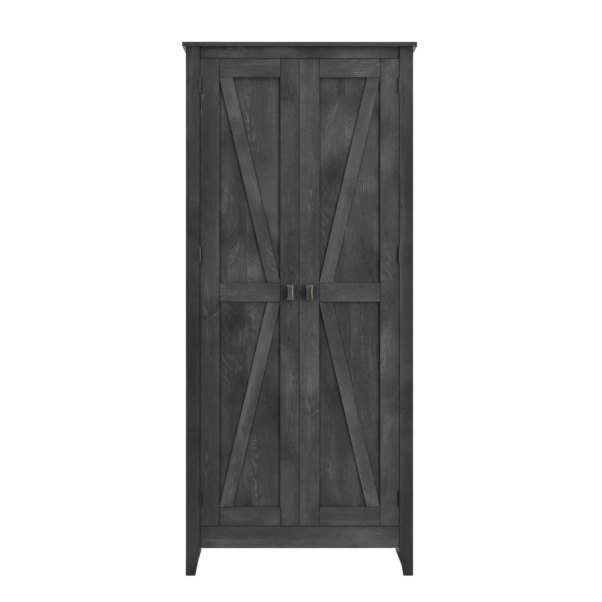 Evolution Farmington 31.5" Wide Storage Cabinet - Rustic Gray