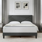 Queen Bed Frame with Headboard, Bed Frame Queen Size Queen Platform Bed Frame