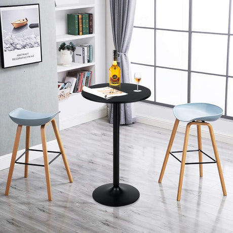 40-Inch Height Modern Style Round Top Standing Circular Cocktail Table Suitable