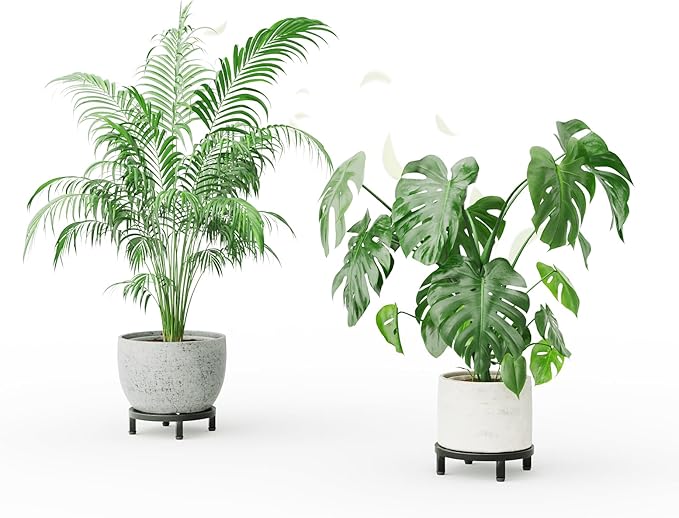 Set of 3 Metal Plant Stand for Heavy Potted Plant for Home Indoor and Outdoor