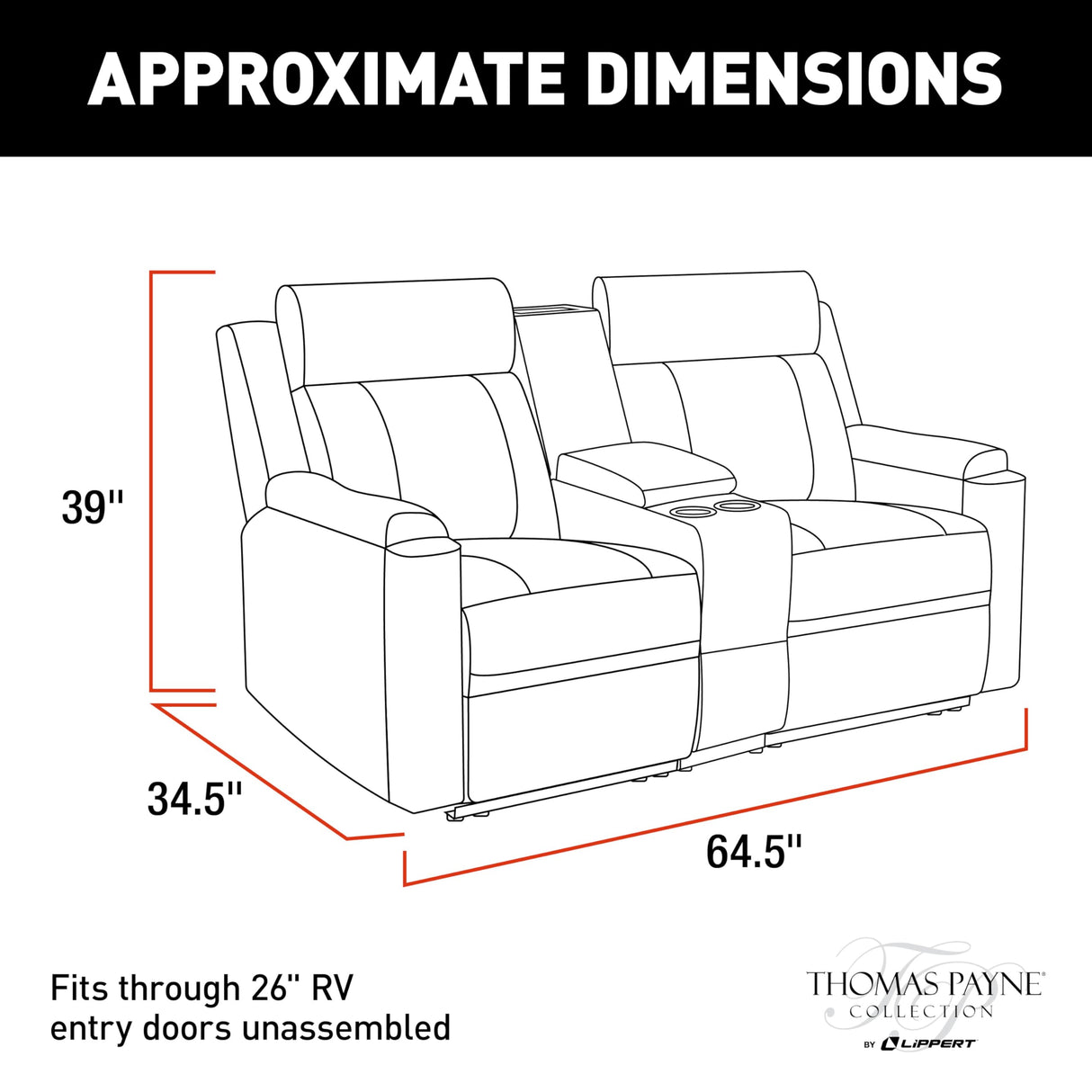 Thomas Payne Altoona Heritage Series Theater Seating Set