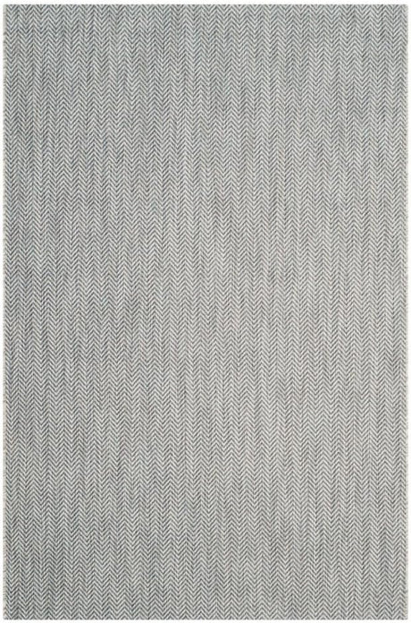 Courtyard Collection Area Rug - 9' x 12', Natural & Cream, Non-Shedding & Easy Care