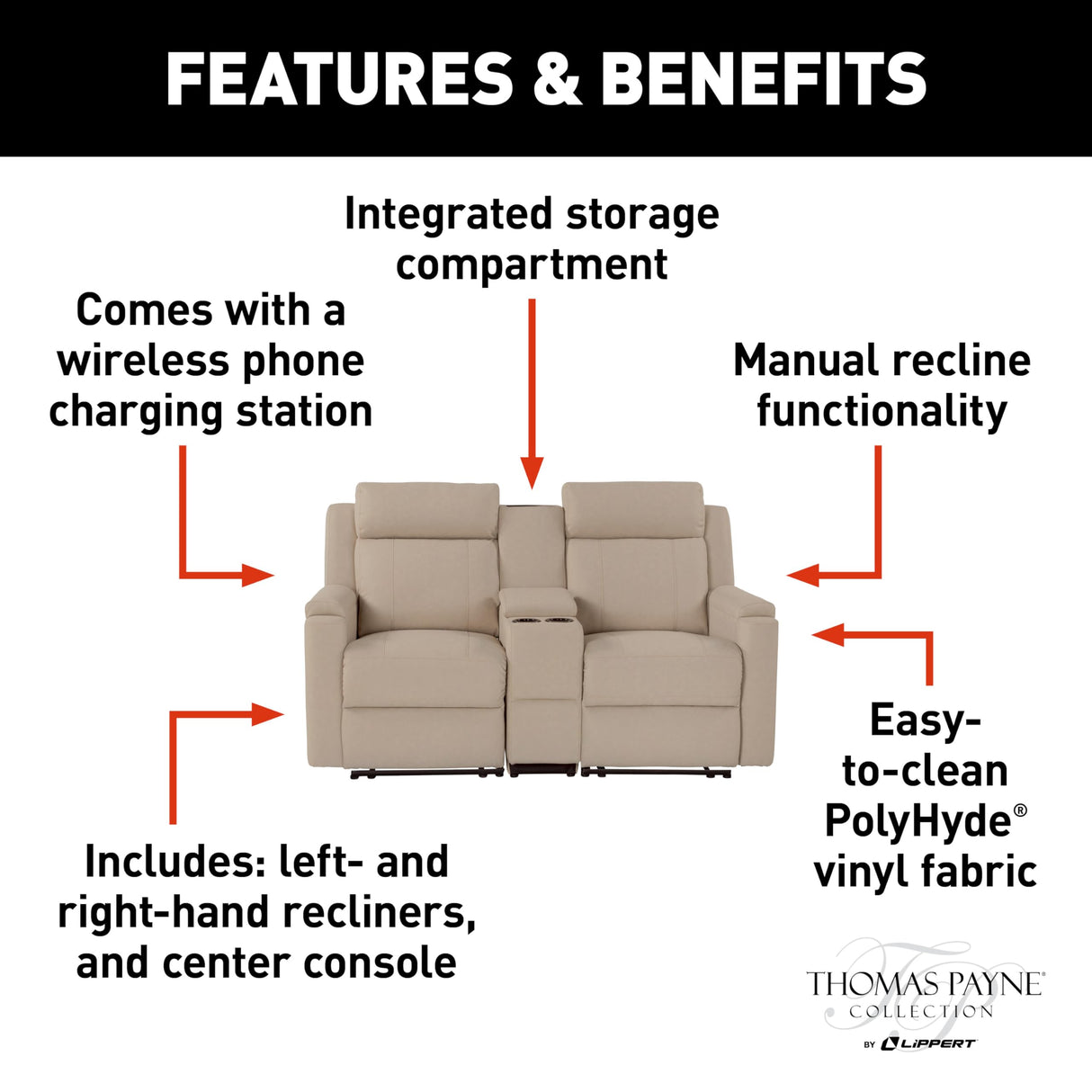 Thomas Payne Altoona Heritage Series Theater Seating Set