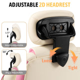 Ergonomic Office Chair with Footrest - Adjustable Headrest & Lumbar Support