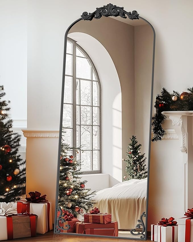 Arched Full Length Mirror,  Floor Mirror Freestanding