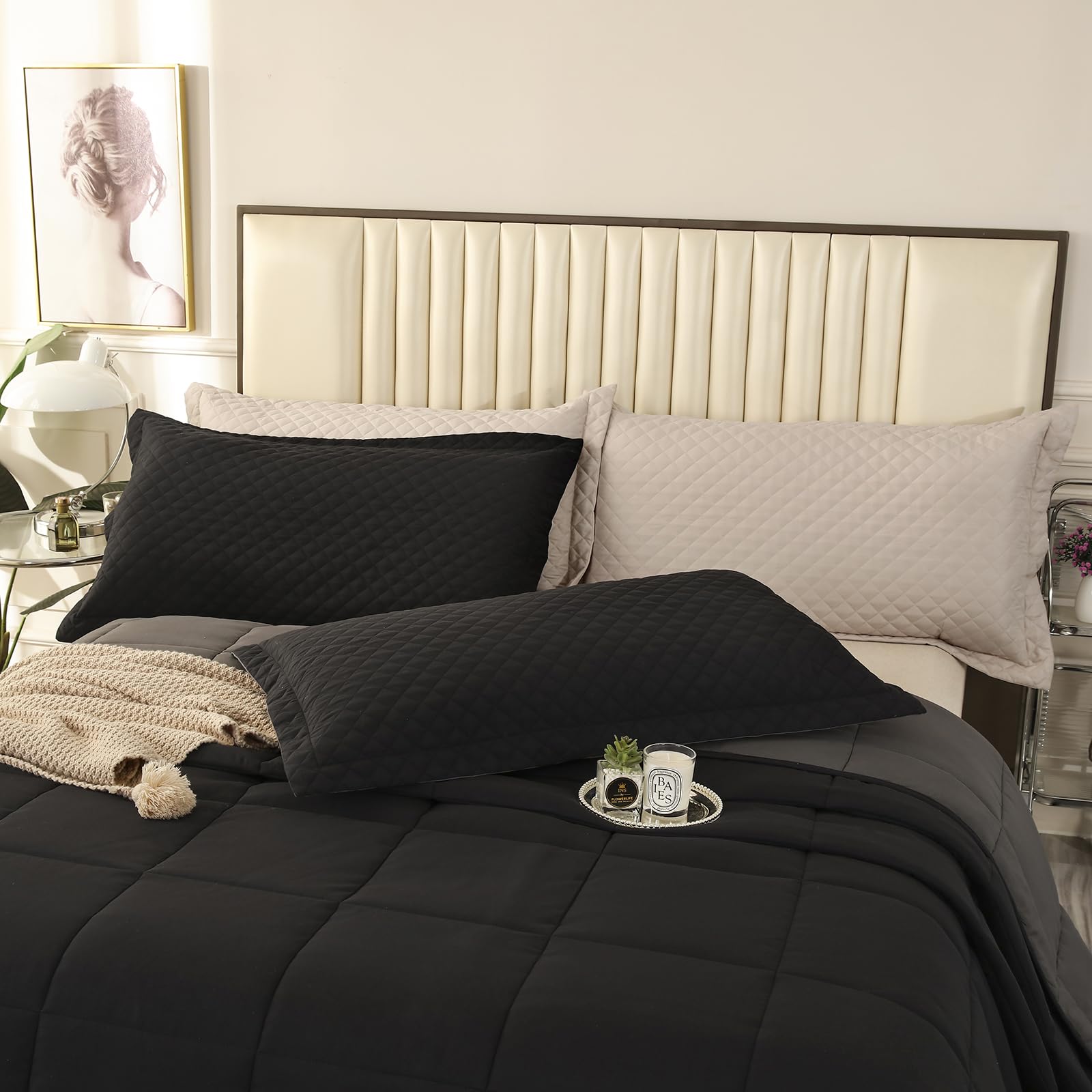 128x120 Oversized King Plus Comforter, Extra Large King Size