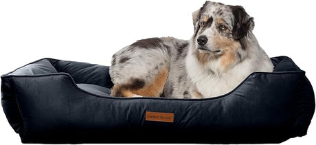 Luxury Dog Bed - Comfortable Tufted Velvet Cushion for Small to Large Dogs