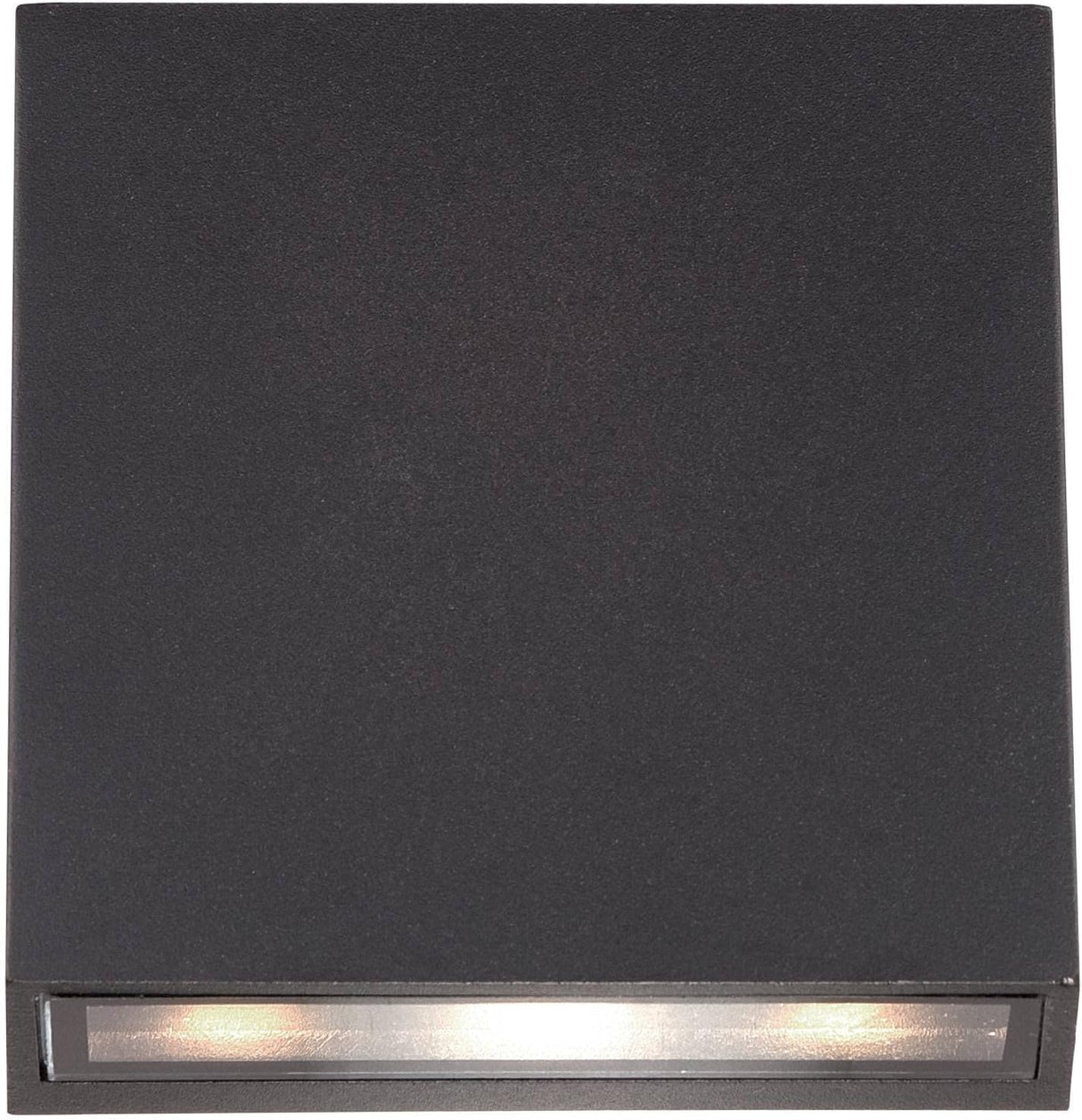 Possini Euro Design Stanford Modern Outdoor Wall Lights Set of 2 Black Metal LED Downlight 5 1/2" Tempered Glass for Exterior House Porch Patio Outside Deck Garage Yard Front Door Garden Home