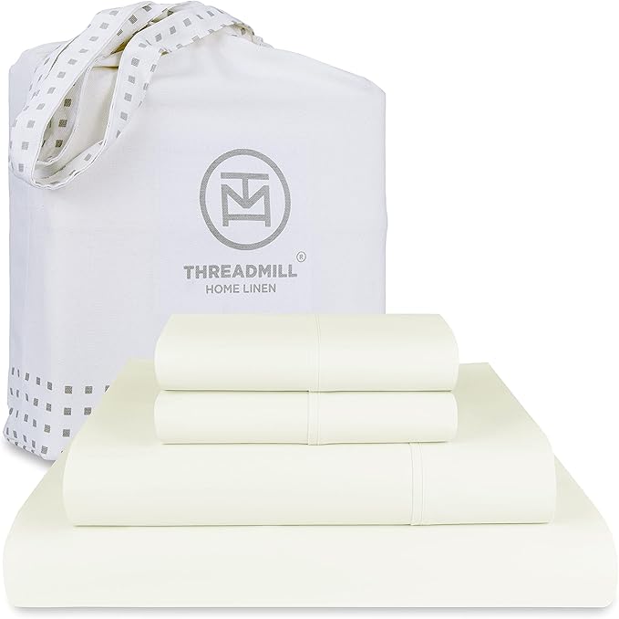 100% Supima Cotton Sheets, Luxury 1200 Thread Count Cotton Sheets for King Size Bed