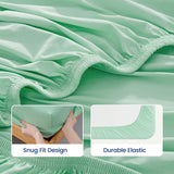 Queen Size Cooling Fitted Sheet with 2 Pillowcases, Q-Max > 0.4 Aerocool™ 3 PCS