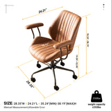 Mid-Century Modern Office Chair,Rolling Swivel Height Adjustable Ergonomic chair