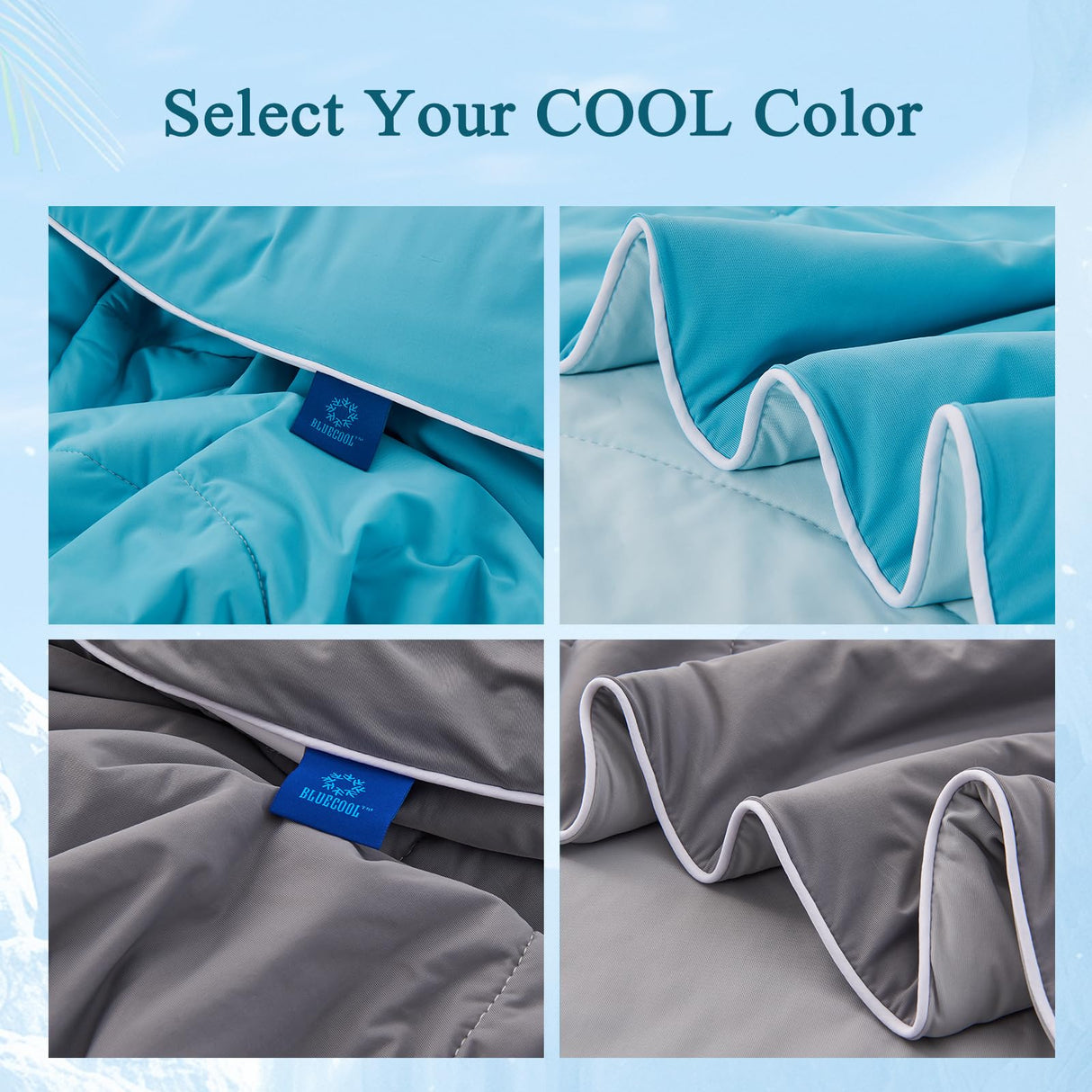 BlueCool™ Cooling Comforter for Hot Sleepers, Night Sweats Relief, Ultra-Breathable