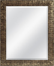 22x28 Inch Wall Mirror, 28x34 Inch Overall Size, Gold (47696)