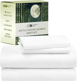 Rayon from Bamboo Sheets King Size Set, Luxury Cooling Sheets King Size Bed,