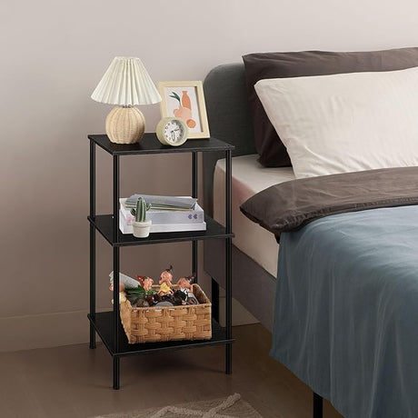 Tall Side Table 30 Inch Height Small Tall Bedside Table