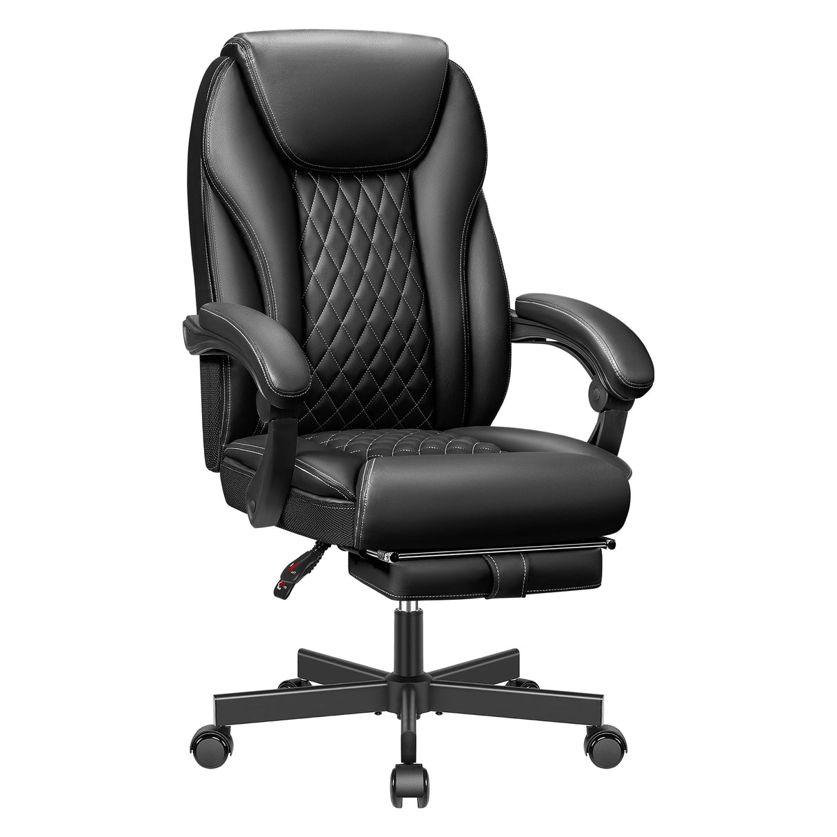 Office Chair Big and Tall Home Office Chair, High Back Ergonomic Leather Chair