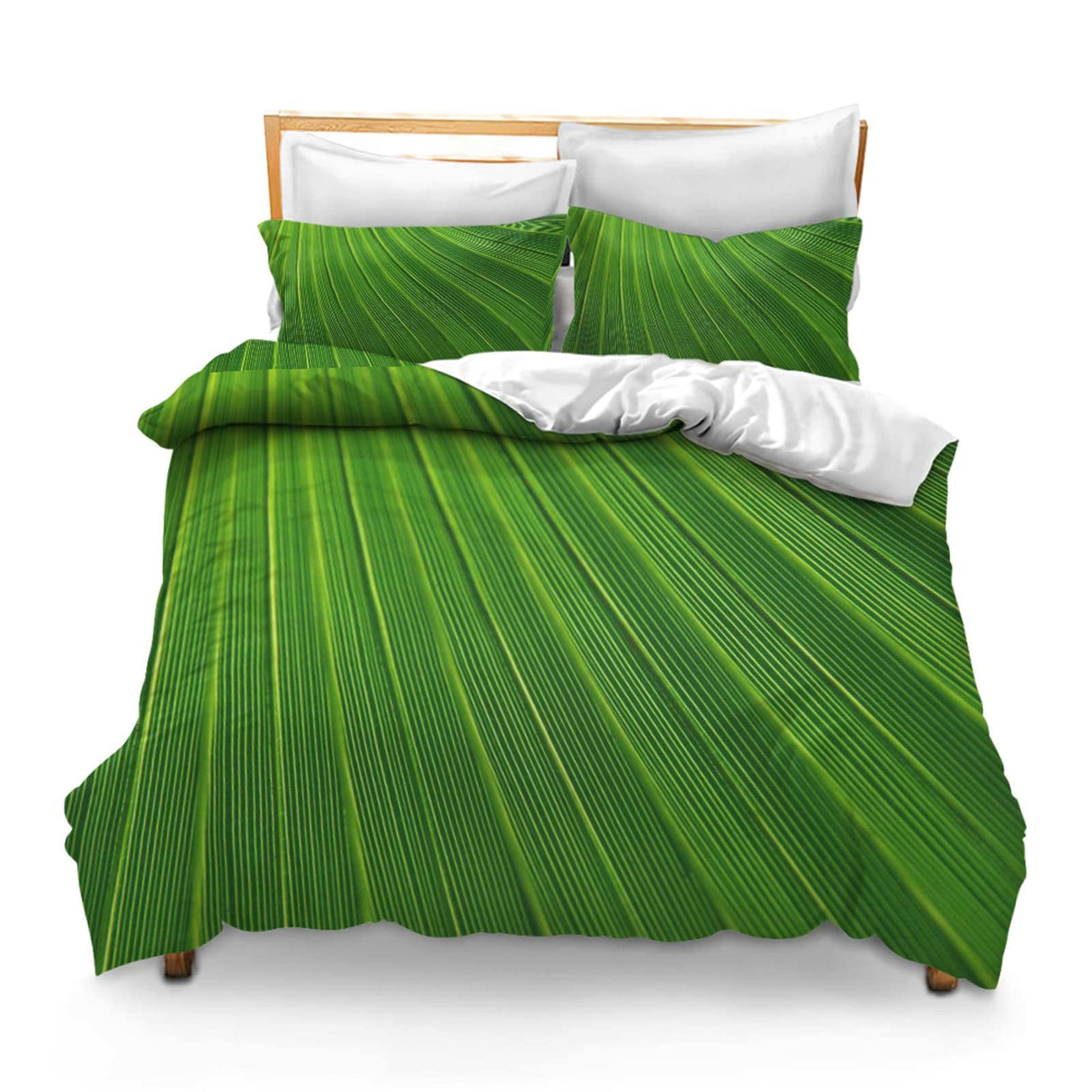 Printed Comforter Cover Set Full Abstract Leaf Plant Background Backgrounds Botany