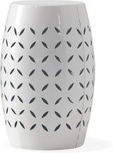 Lilac Outdoor 12" Iron Side Table, Dark Blue